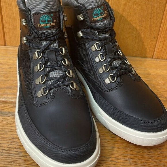 Timberland Men\'s Hommes Ashwood Park L/F Mid Hiker Boot Black Full Grain A2BPW main image 4